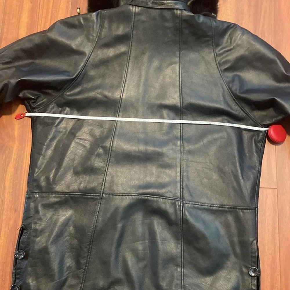 🔥BUNDLESALE Mens XS S authentic mink fur leather jacket coat Italian Milano